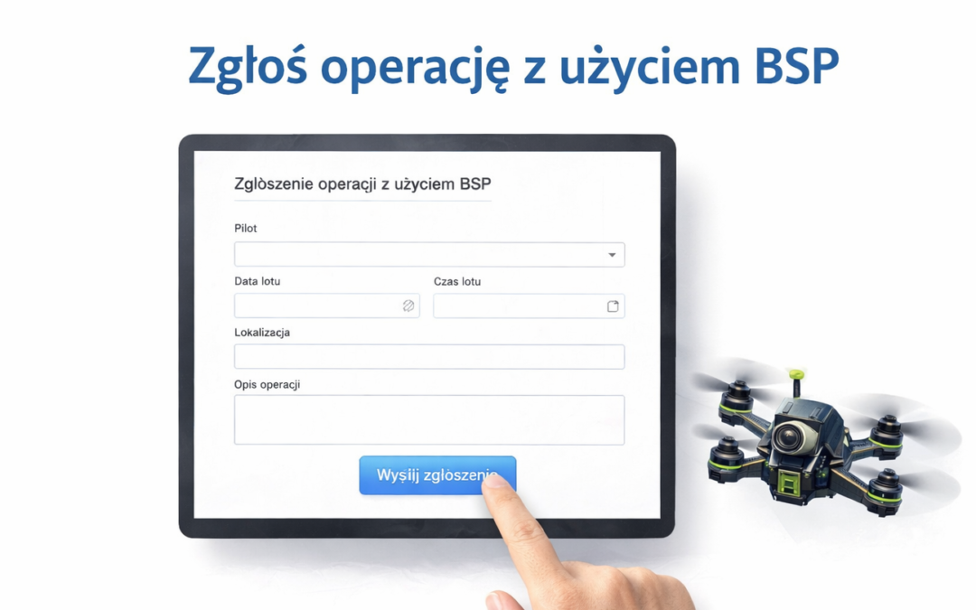 Formularz – zgłoszenie operacji systemu BSP
